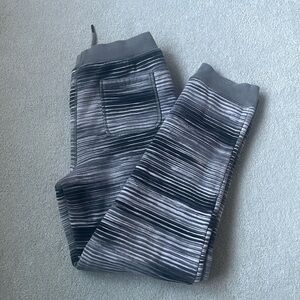 Lands' End Heather Gray Fleece-Lined Pants